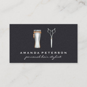 Barber Shop Tools Business Card