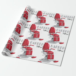 Barber Shop Wrapping Paper
