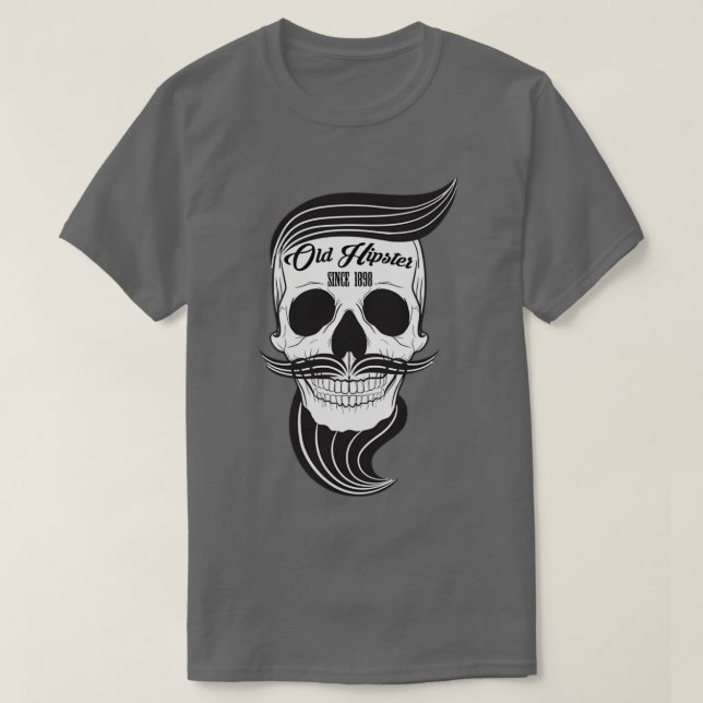 Barber Skull 8 T-Shirt (Design Front)