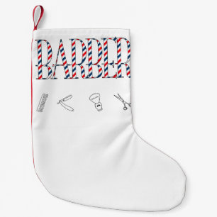 Barber Small Christmas Stocking