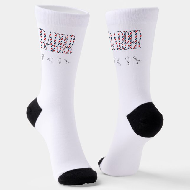 Barber Socks (Angled)