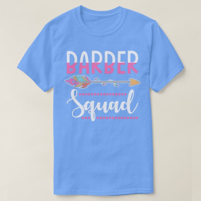 Barber Squad Hairdresser Women Group T-Shirt (Design Front)