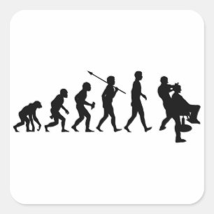 Barber Square Sticker