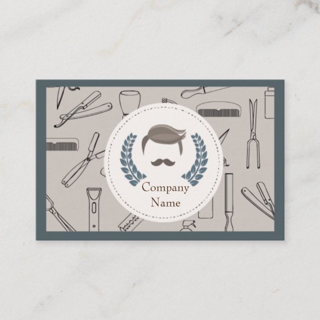 Barber Style Business Card (Front)