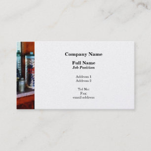 Barber Supplies - Platinum Finish Business Card