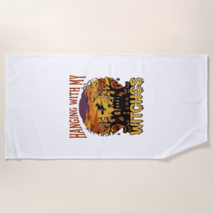 Barber Tattoo Biker Hybrid Cat Barber Tattoo Biker Beach Towel