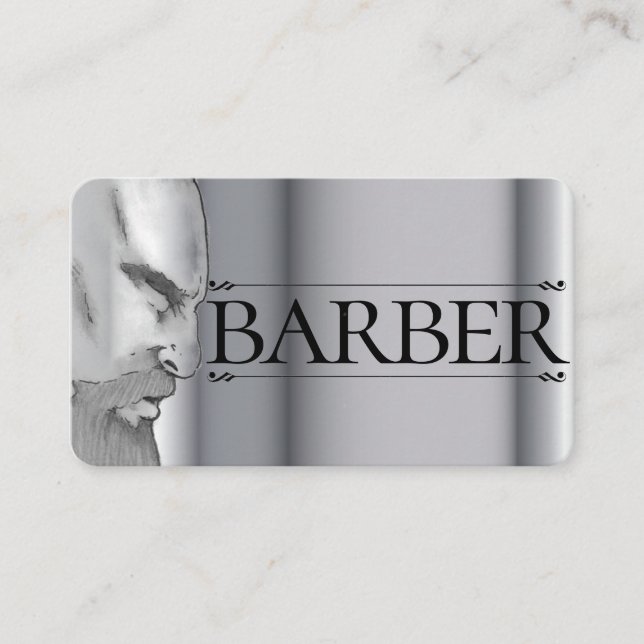 barber Template Business Card (Front)