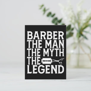 Barber The Man 2024 Postcard