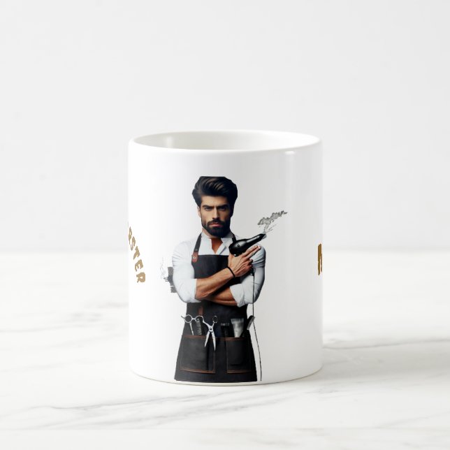 Barber theme Mug & Cup (Center)
