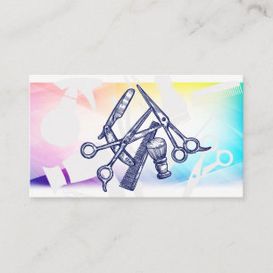 Barber Tools Pattern Appointment Card