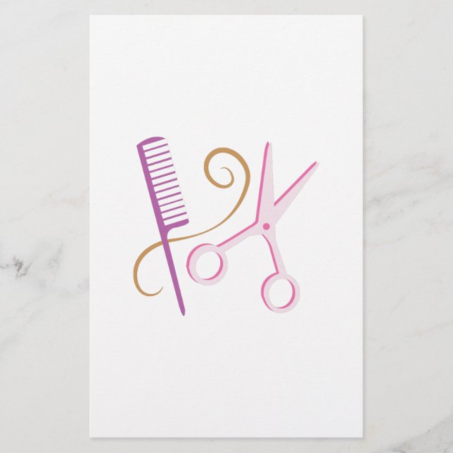 Barber Tools Stationery (Front)