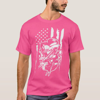 Barber Trimmer Us Flag Best Barber  For Men For Wo T-Shirt