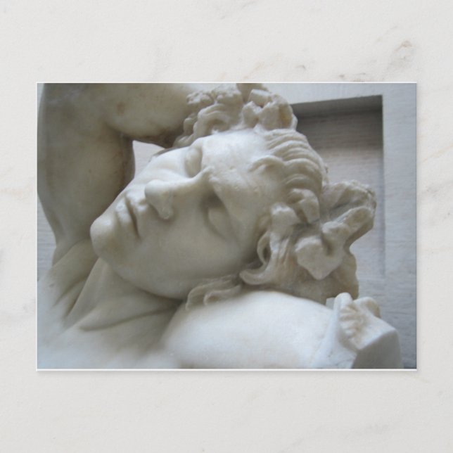 Barberini Faunus - sexy handsome guy sculpture Postcard (Front)