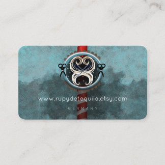 Barber's pole Salon Hair Scissors Business Card