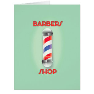 Barbers Shop Vintage Pole Sign