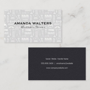 Barbershop Background Business Card