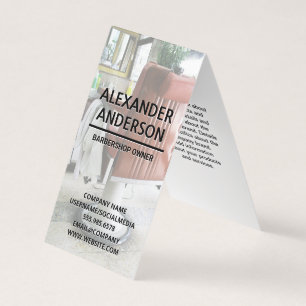 Barbershop Chair Business Card