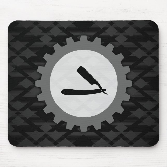 barbershop gear mouse pad (Front)