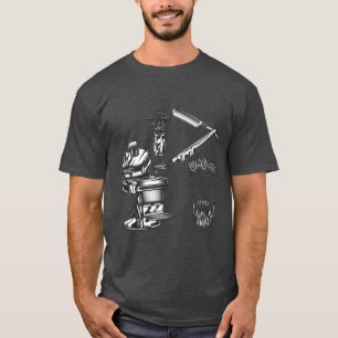 Barbershop Graphics Vintage Style T-Shirt