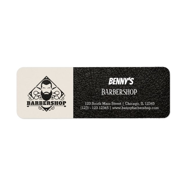 Barbershop leather look (Front)