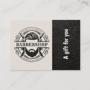 Barbershop leather look  Gift Certificate