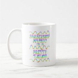 BARBERSHOP MUSIC IS A PRETTY THING COLOR RIBBONS COFFEE MUG