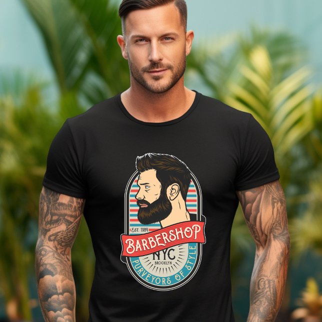 Barbershop NYC T-Shirt (Creator Uploaded)