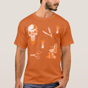Barbershop pack orange pattern T-Shirt