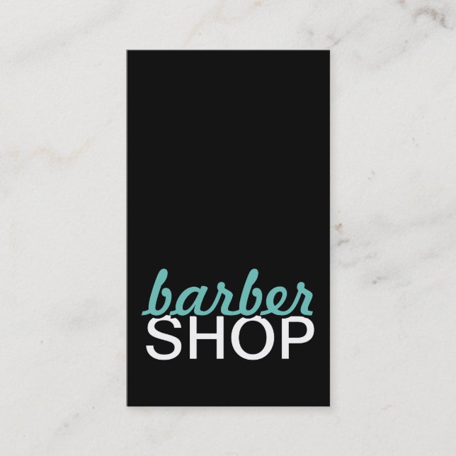 barbershop punch card (Front)