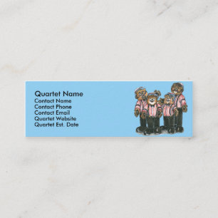 Barbershop Quartet Business Card
