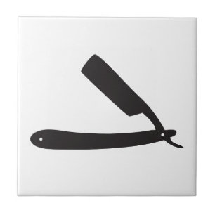 barbershop razor tile