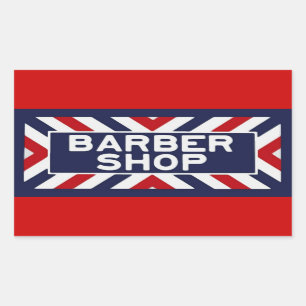Barbershop Rectangular Sticker