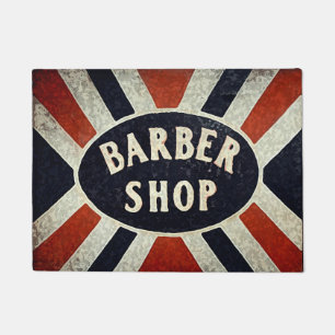 Barbershop Sign 2 Doormat