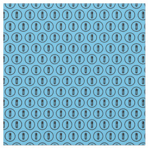 Barbershop Striped Pole Print w/ CUSTOM BG COLOR Fabric