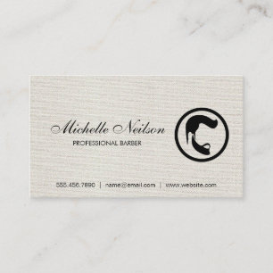 Barbershop   Stylist   Man icon Business Card