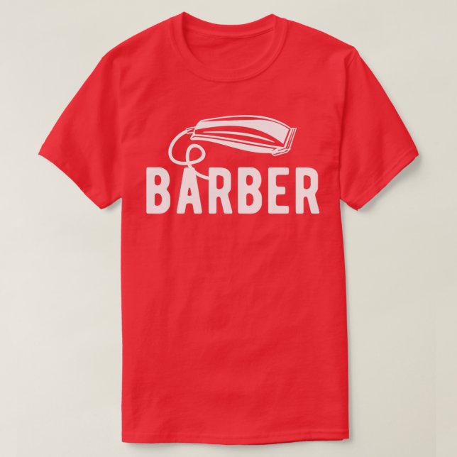 Barbershop Tool Barber T-Shirt (Design Front)