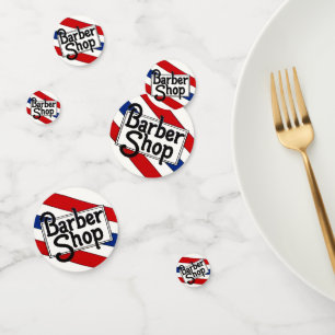 Barbershops  Sign Confetti