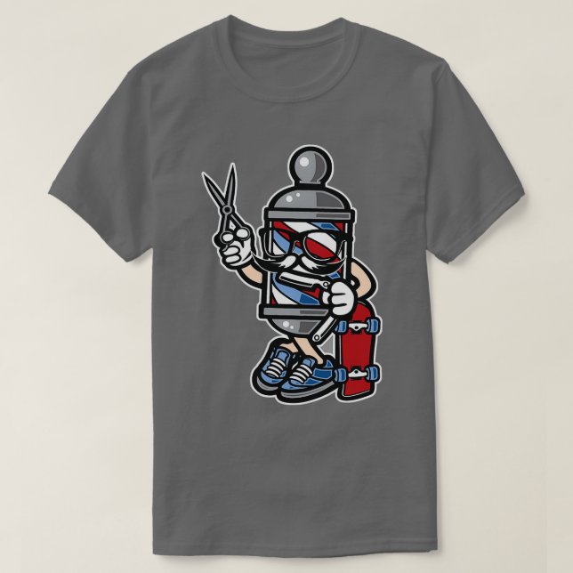 BarberSkater T T-Shirt (Design Front)