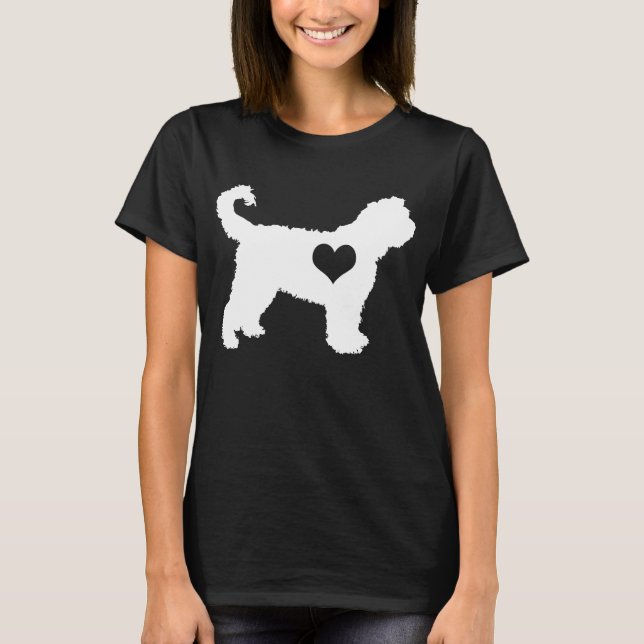 Barbet Heart Dark T-Shirt (Front)