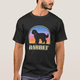 Barbet Vintage Sunset Dog T-Shirt