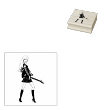 Barbie Rubber Stamp
