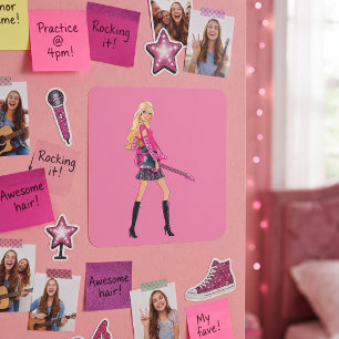 Barbie Square Sticker