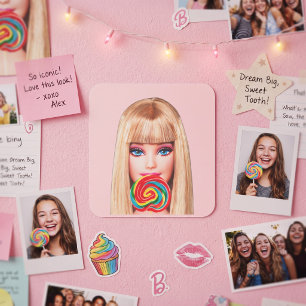 Barbie Square Sticker