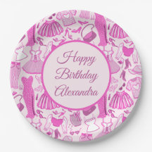 Barbiecore Pink and Hot Pink Fashion Pattern