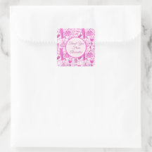 Barbiecore Pink and Hot Pink Fashion Pattern