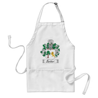 Barbieri Family Crest Standard Apron