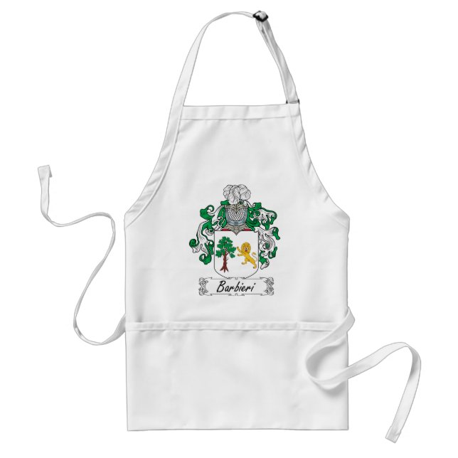 Barbieri Family Crest Standard Apron (Front)