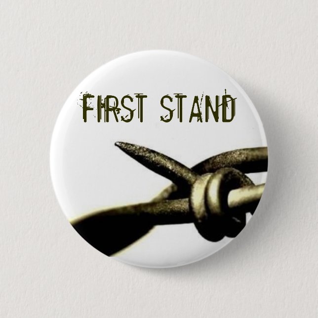 Barbwire Button (Front)