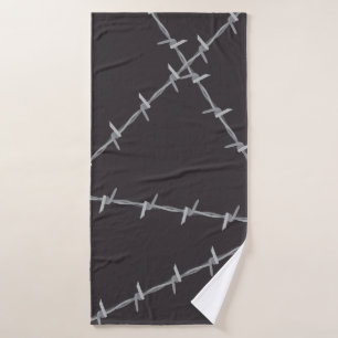 Barbwire Cool  Bath Towel