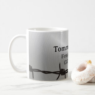 Barbwire Fence Building Mug 